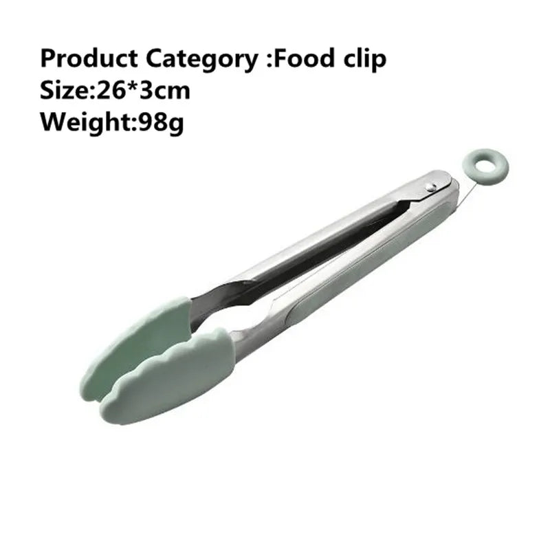 Nonstick Silicone Kitchen Utensils: Spatula, Brush, Scraper
