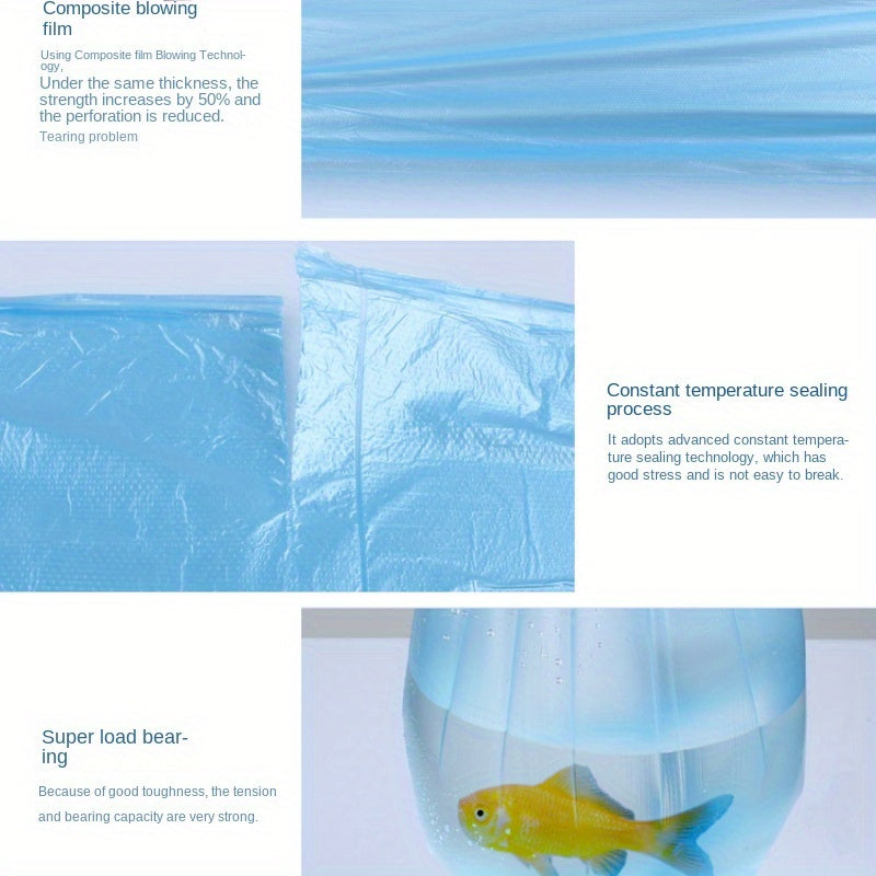 Small Trash Bags - 5 Rolls, Kitchen Garbage Storage Solution