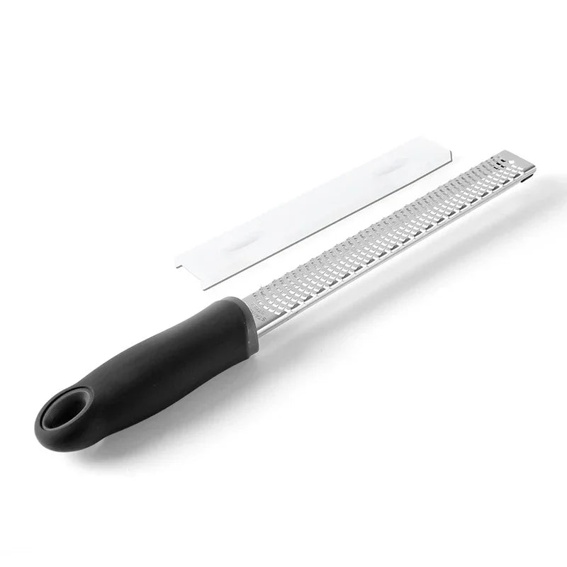 Stainless Steel Cheese Grater & Lemon Zester with Protect Cover Chocolate Fruit Grater Slicer Four Colors Optional Kitchen Tool
