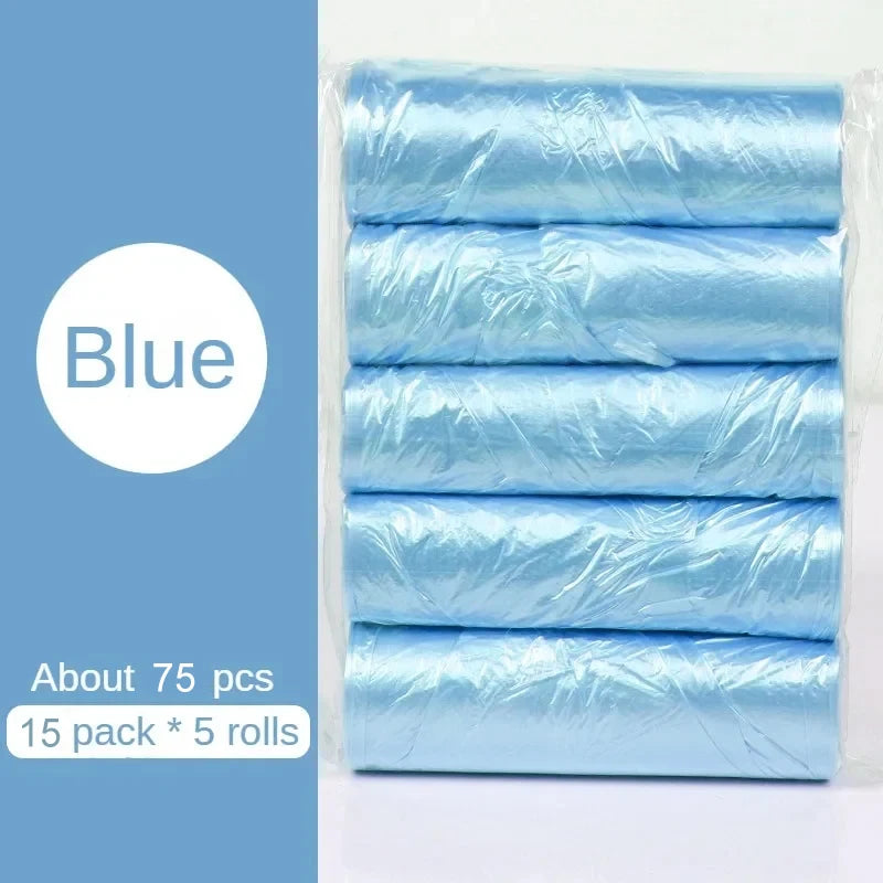 Small Trash Bags - 5 Rolls, Kitchen Garbage Storage Solution