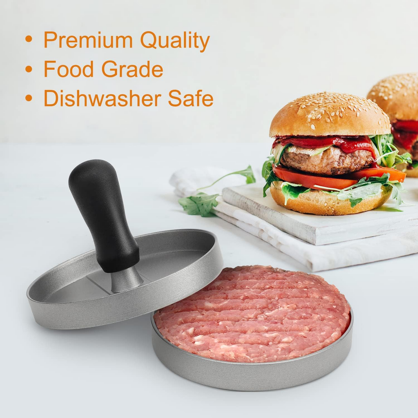 Burger Press Non-Stick Patty Maker - Perfect BBQ Tool