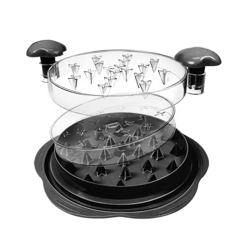 Meat Shredder: Chicken Chopper with Transparent Cover & Base