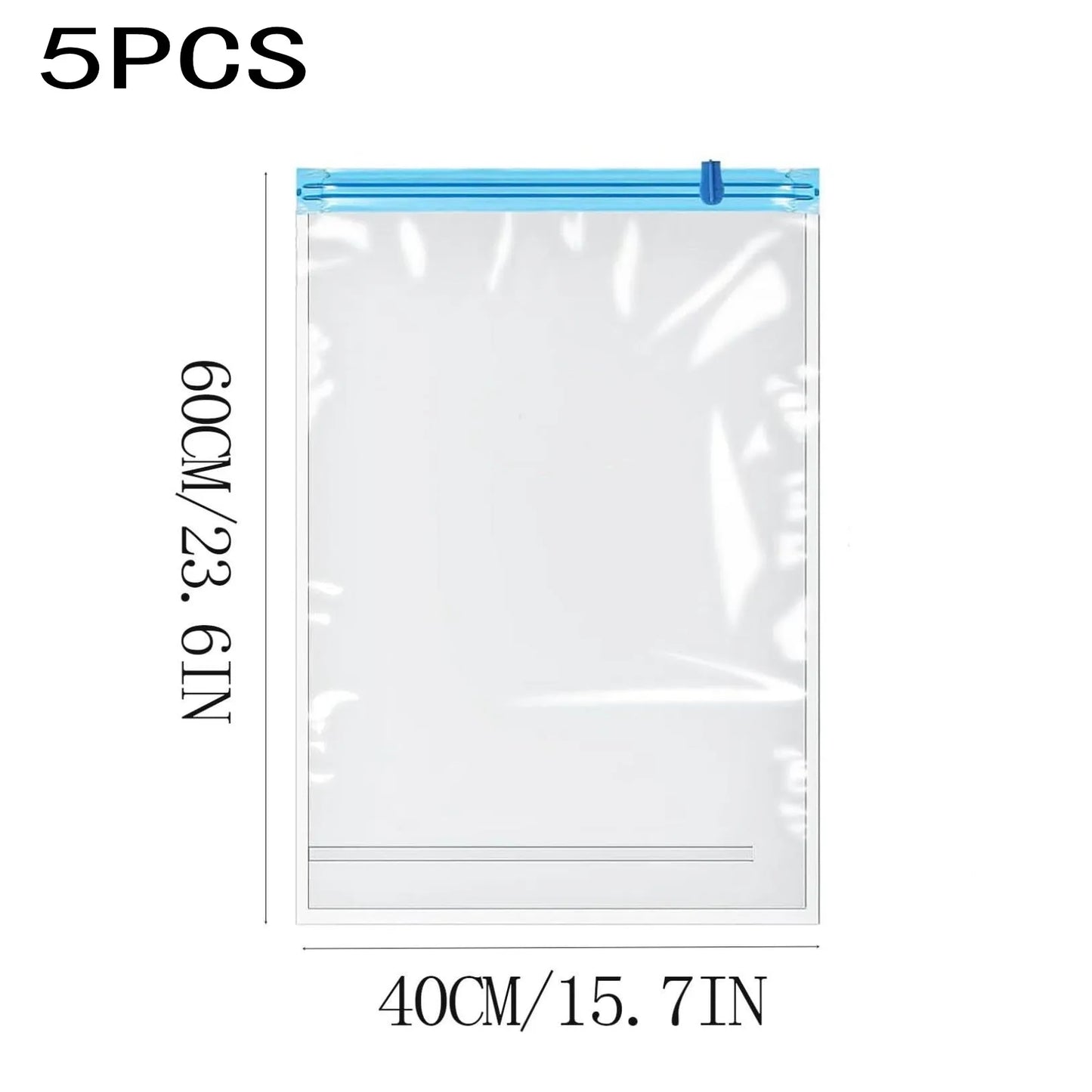 Vacuum Zip Bags 20 Pack - Space Saver for Comforters