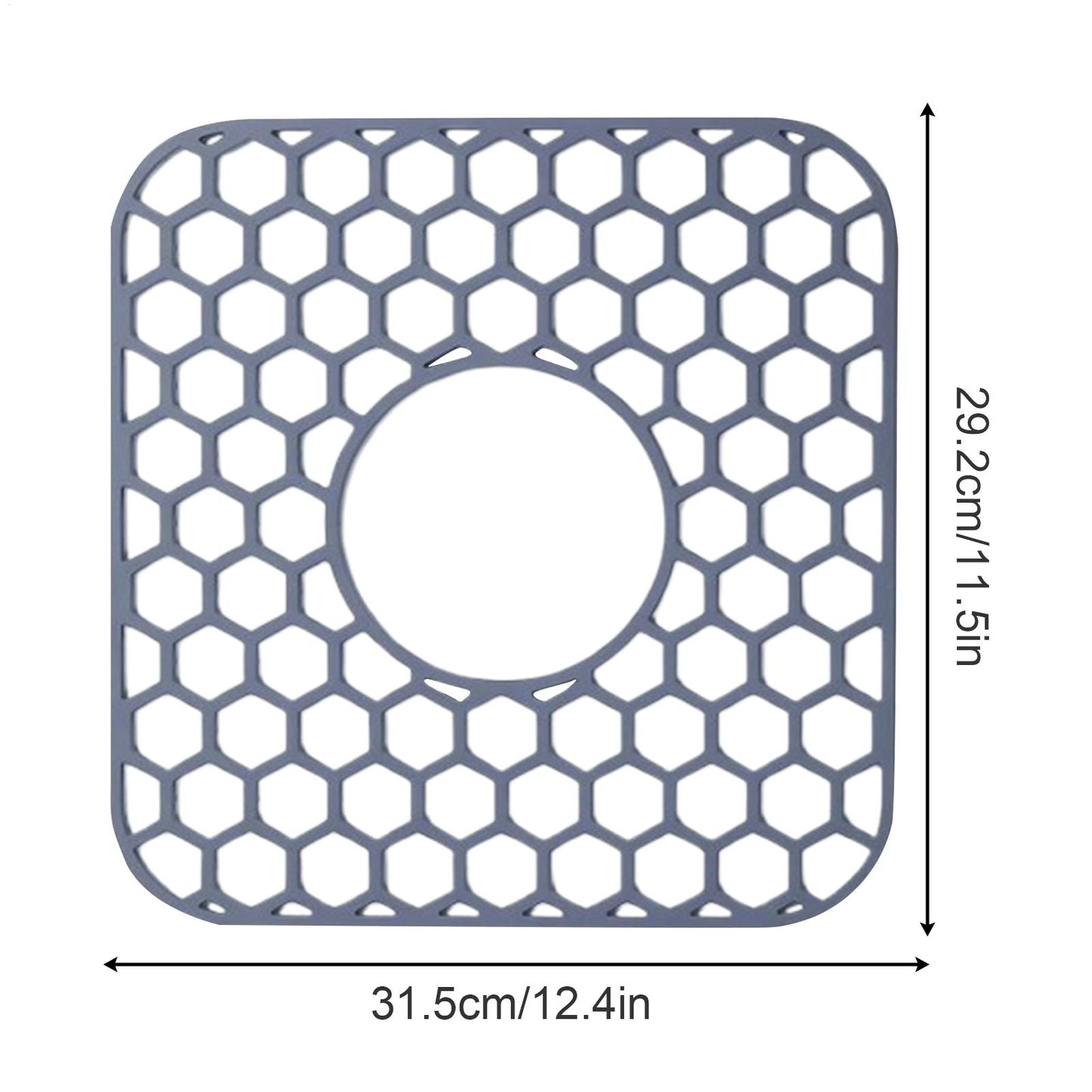 Silicone Sink Mat Protector - Non-Slip Faucet Guard