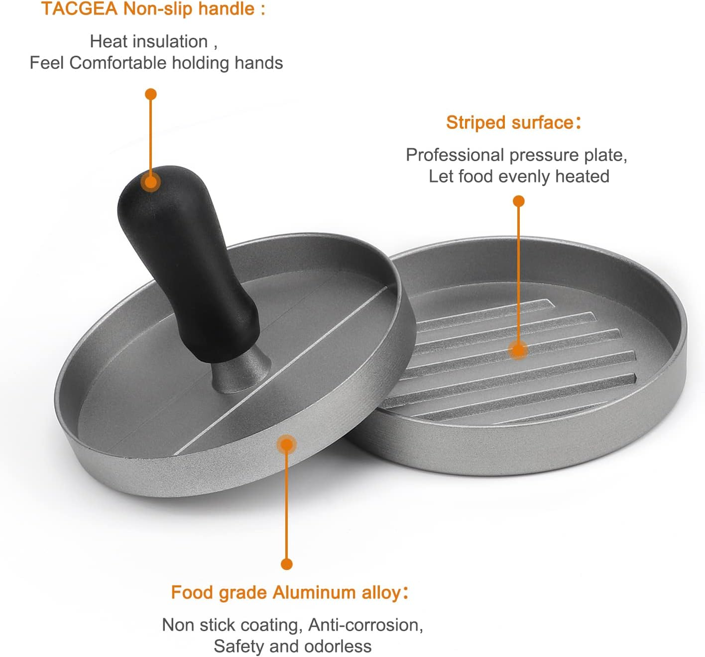 Burger Press Non-Stick Patty Maker - Perfect BBQ Tool
