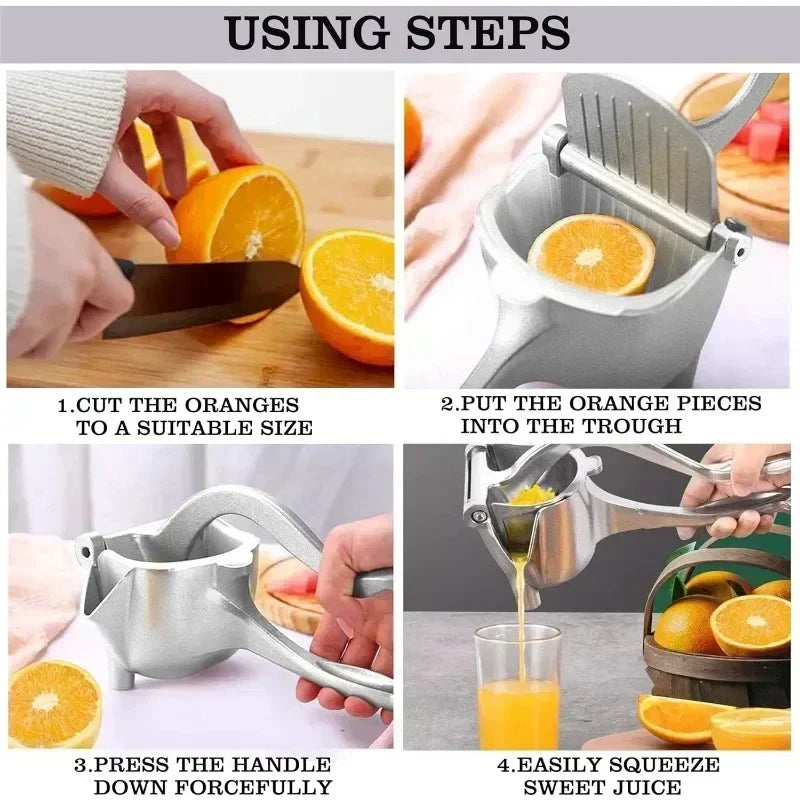 Manual Juice Squeezer Hand Pressure Juicer Pomegranate Orange Lemon Sugar Cane Juice Kitchen Bar Fruit Multifunctional Tools