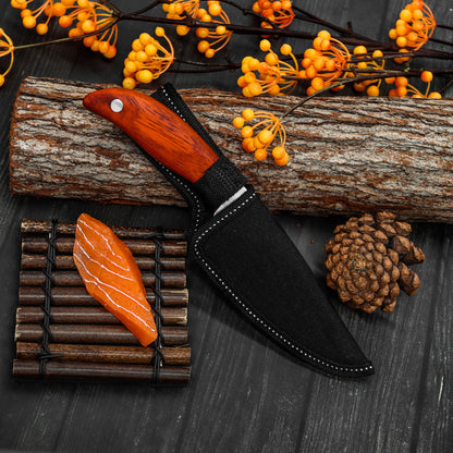 Hand-Forged Fish Boning Knife - Multi-Purpose Stainless Cleaver
