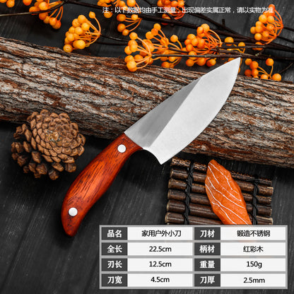 Hand-Forged Fish Boning Knife - Multi-Purpose Stainless Cleaver