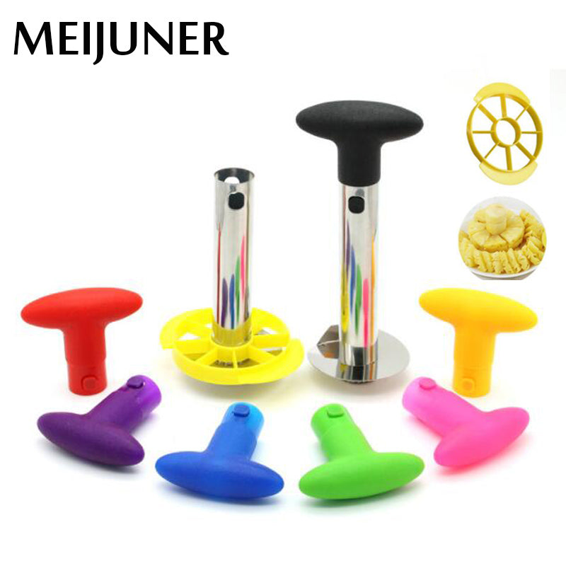 Slicer: Stainless Steel Pineapple Corer & Slicer - Easy Kitchen Tool