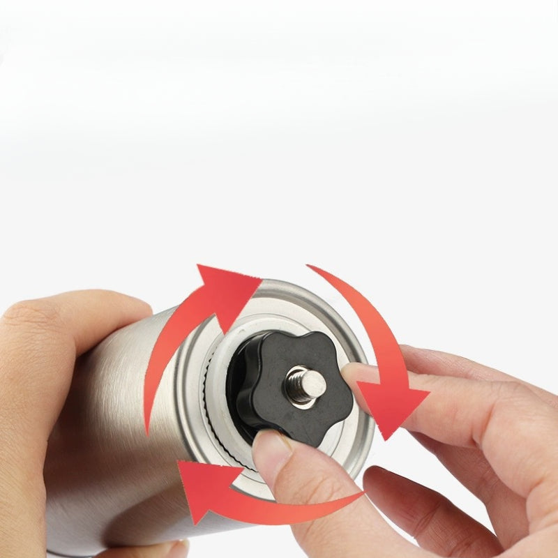 Manual Coffee Grinder: Stainless Steel Burr, Hand Crank
