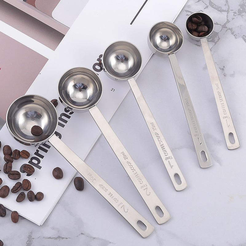 Coffee Scoop - Stainless Steel & Precise Measuring Spoon Set