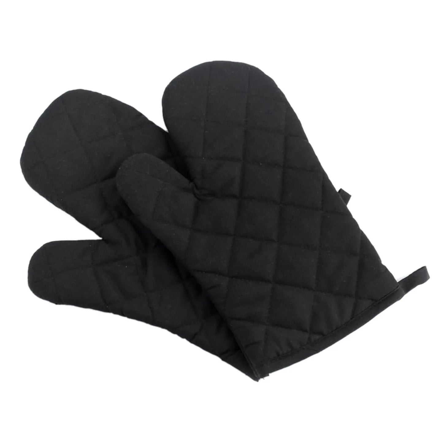 Heat Resistant Oven Mitts - Cotton Linen BBQ Glove
