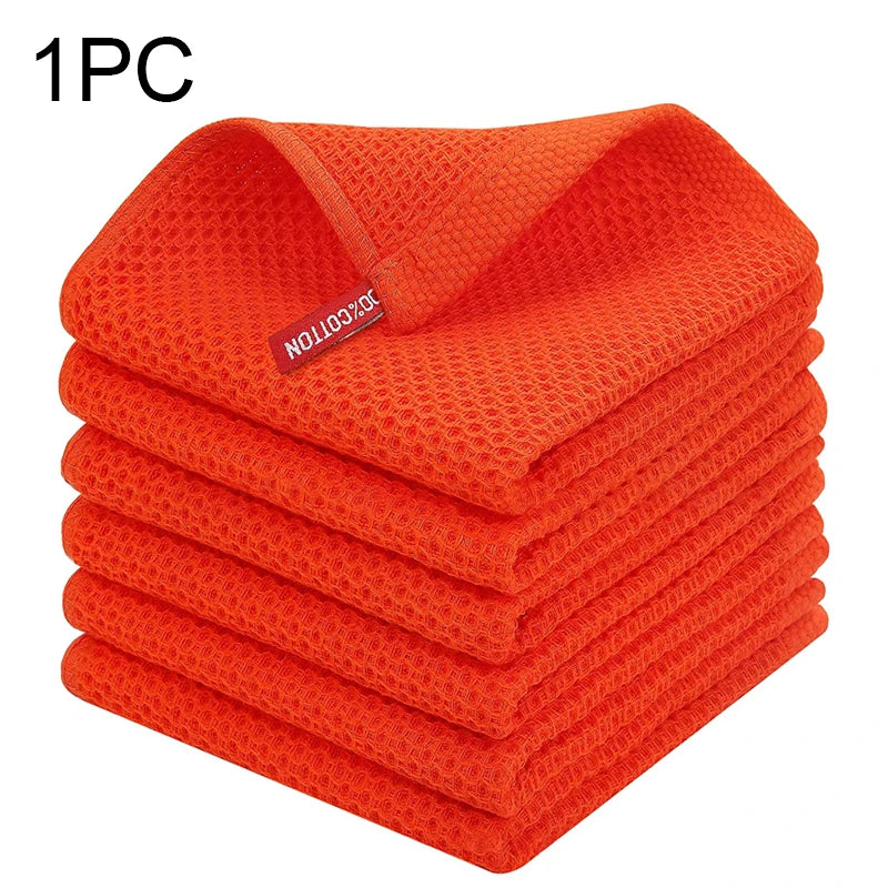 100% Cotton Kitchen Towel - Ultra Soft Waffle Cloth