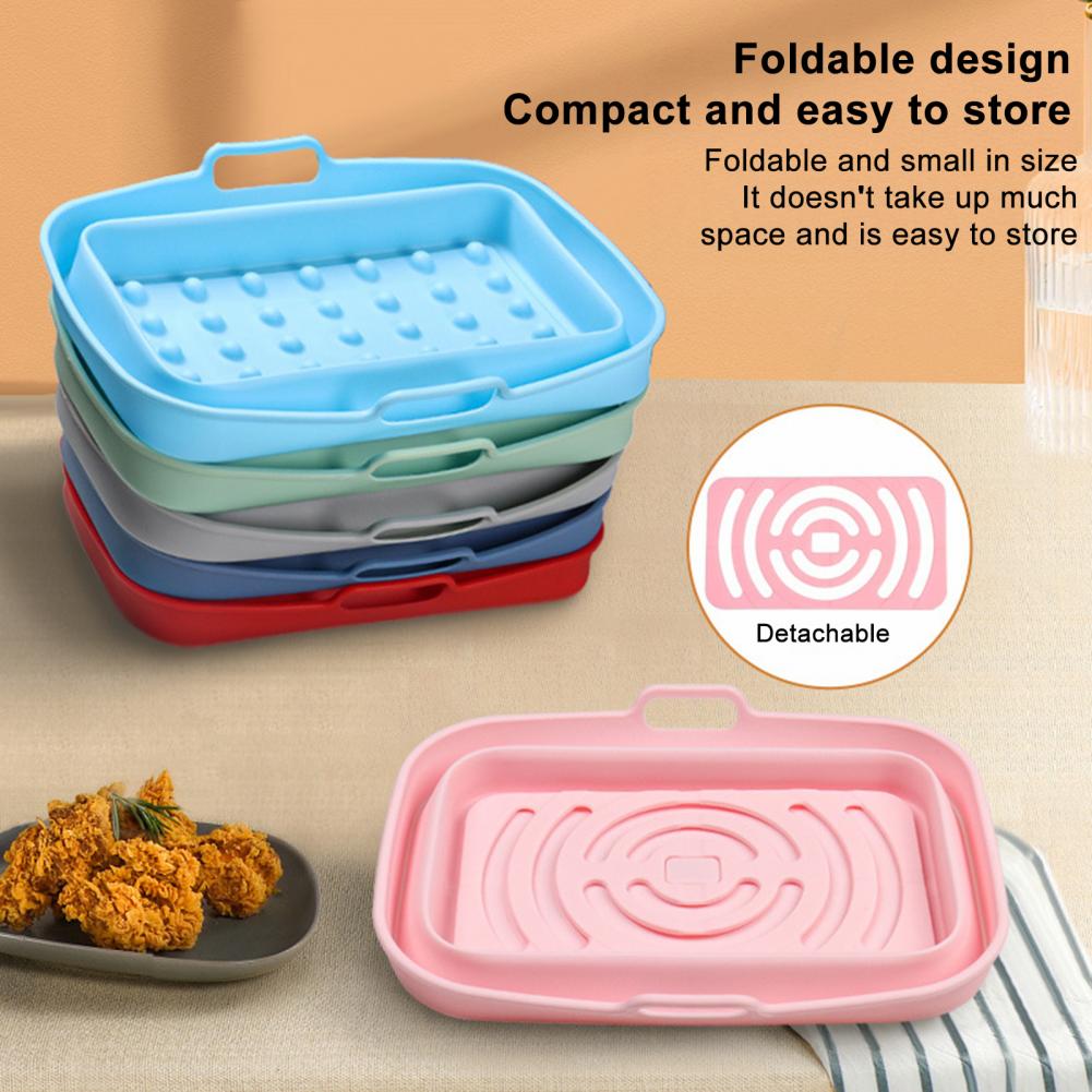 Non-stick Silicone Air Fryer Liner with Raised Edges