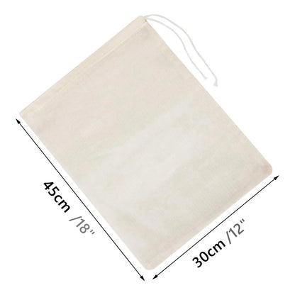 Reusable Nut Milk Bags Strainers Unbleached Natural Cotton Cheesecloth Bag Food Cheese Yogurt Filter Kitchen Fine Mesh Strainer