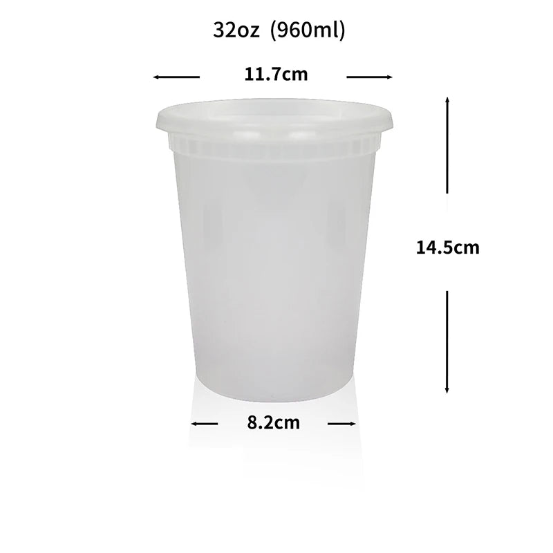 Food Storage Containers: BPA-Free 10Pcs, Microwave & Freezer Safe