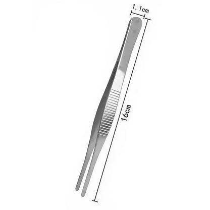 Stainless Steel Kitchen Tongs - Non-Slip, Long Handle
