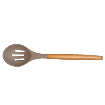 Silicone Spatula Kitchenware Set: Acacia Handle and Heat-Resistant