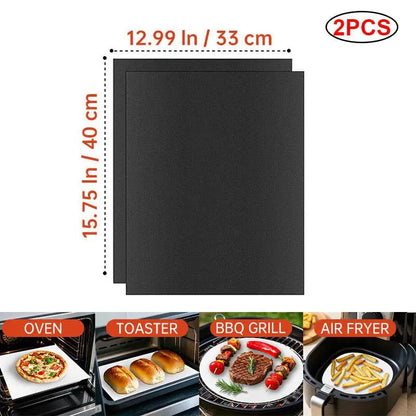 Grill Mat & Oven Liner: Reusable, High Temp Resistant