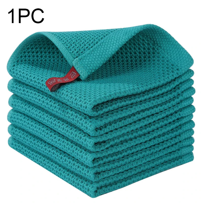 100% Cotton Kitchen Towel - Ultra Soft Waffle Cloth