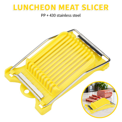 Luncheon Meat Slicer & Egg Cutter - Multi-Purpose Kitchen Tool