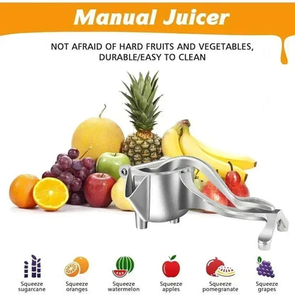 Manual Juice Squeezer Hand Pressure Juicer Pomegranate Orange Lemon Sugar Cane Juice Kitchen Bar Fruit Multifunctional Tools