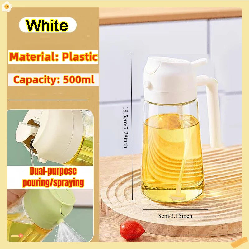 Oil Spray Bottle 200/300/500ml BBQ Cooking Olive Oil Sprayer