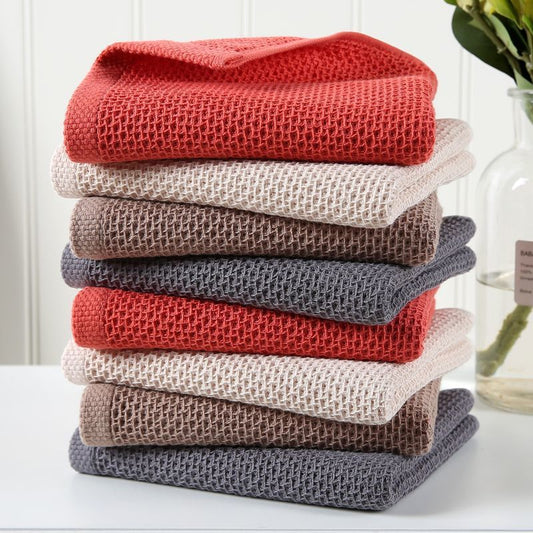 100% Cotton Kitchen Towel - Ultra Soft Waffle Cloth
