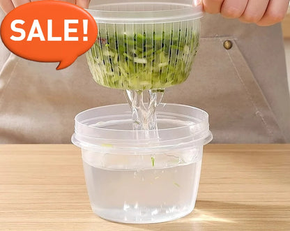 Food Storage: Onion & Garlic Storage Box - Portable Fridge Organizer