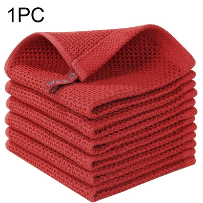 100% Cotton Kitchen Towel - Ultra Soft Waffle Cloth