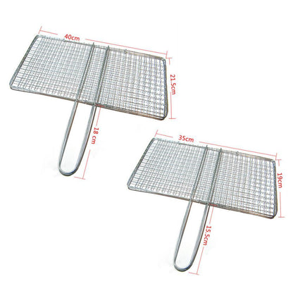Grilling Basket M/L - Iron Mesh for Meat & Veggies