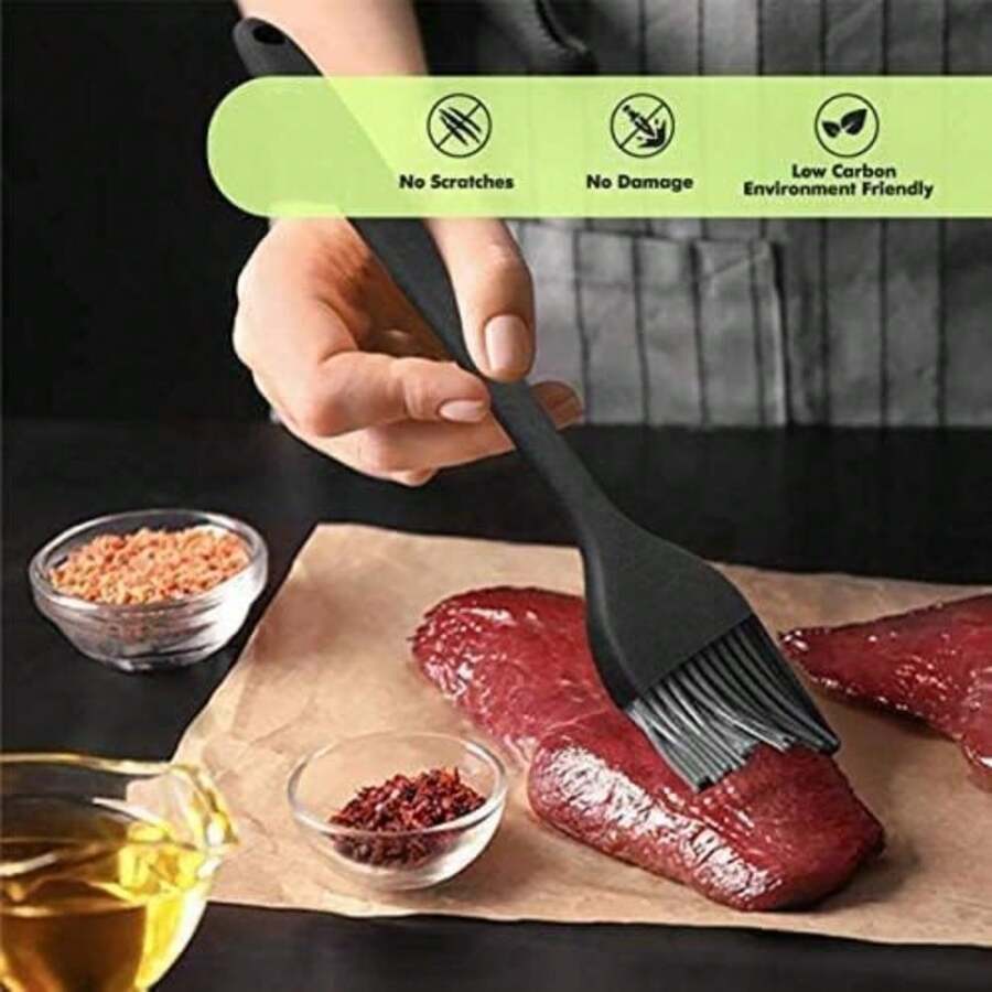 Silicone Basting Brush Set - Heat Resistant, 10" & 8"