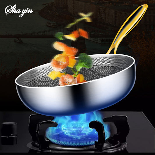 316 Stainless Steel Non-Stick Pan - Induction & Gas Ready