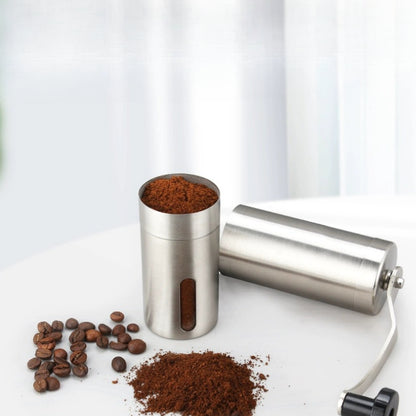 Manual Coffee Grinder: Stainless Steel Burr, Hand Crank