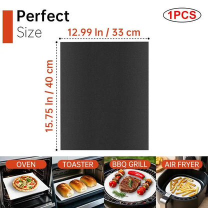 Grill Mat & Oven Liner: Reusable, High Temp Resistant