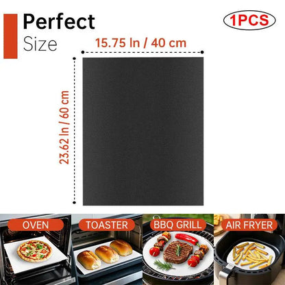 Grill Mat & Oven Liner: Reusable, High Temp Resistant