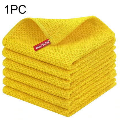 100% Cotton Kitchen Towel - Ultra Soft Waffle Cloth