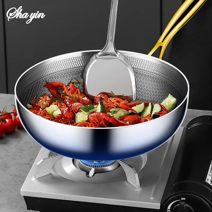 316 Stainless Steel Non-Stick Pan - Induction & Gas Ready