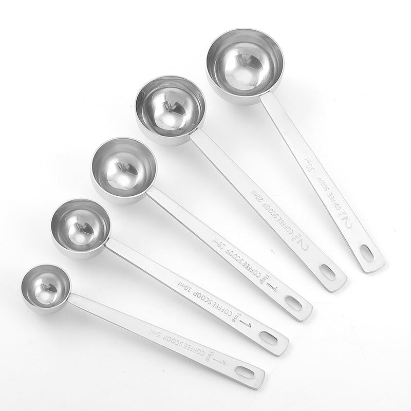 Coffee Scoop - Stainless Steel & Precise Measuring Spoon Set