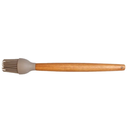 Kitchenware Silicone Set: Acacia Handle Spatula & Spoon