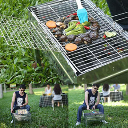 Grilling Basket M/L - Iron Mesh for Meat & Veggies