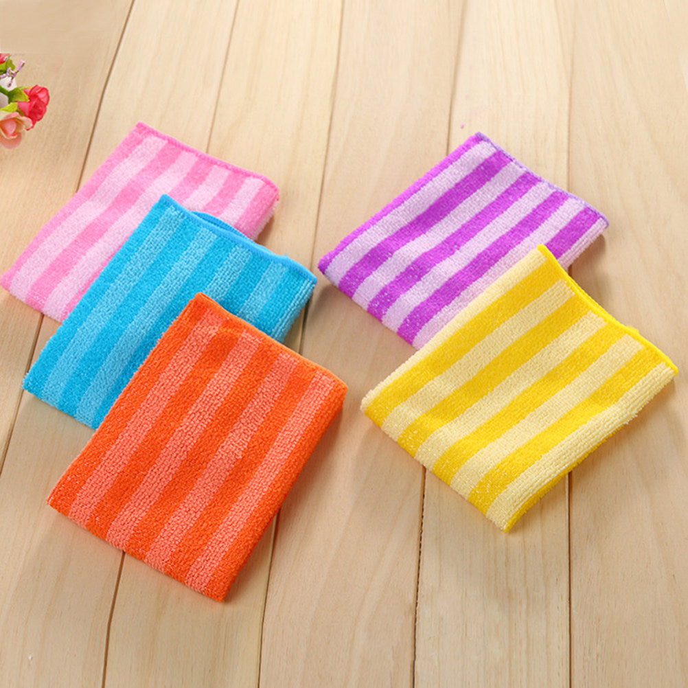 Super Absorbent Microfiber Towel - 5Pcs Odor Free, Non-Shrink