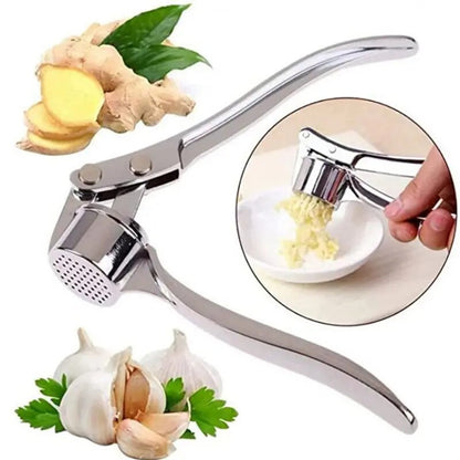 Garlic Press Anti-Skid Zinc Alloy Stainless Steel