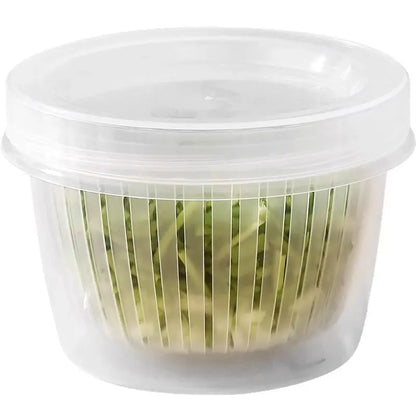 Food Storage: Onion & Garlic Storage Box - Portable Fridge Organizer