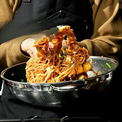 Nonstick Wok Saute Pan - Induction & Dishwasher Safe