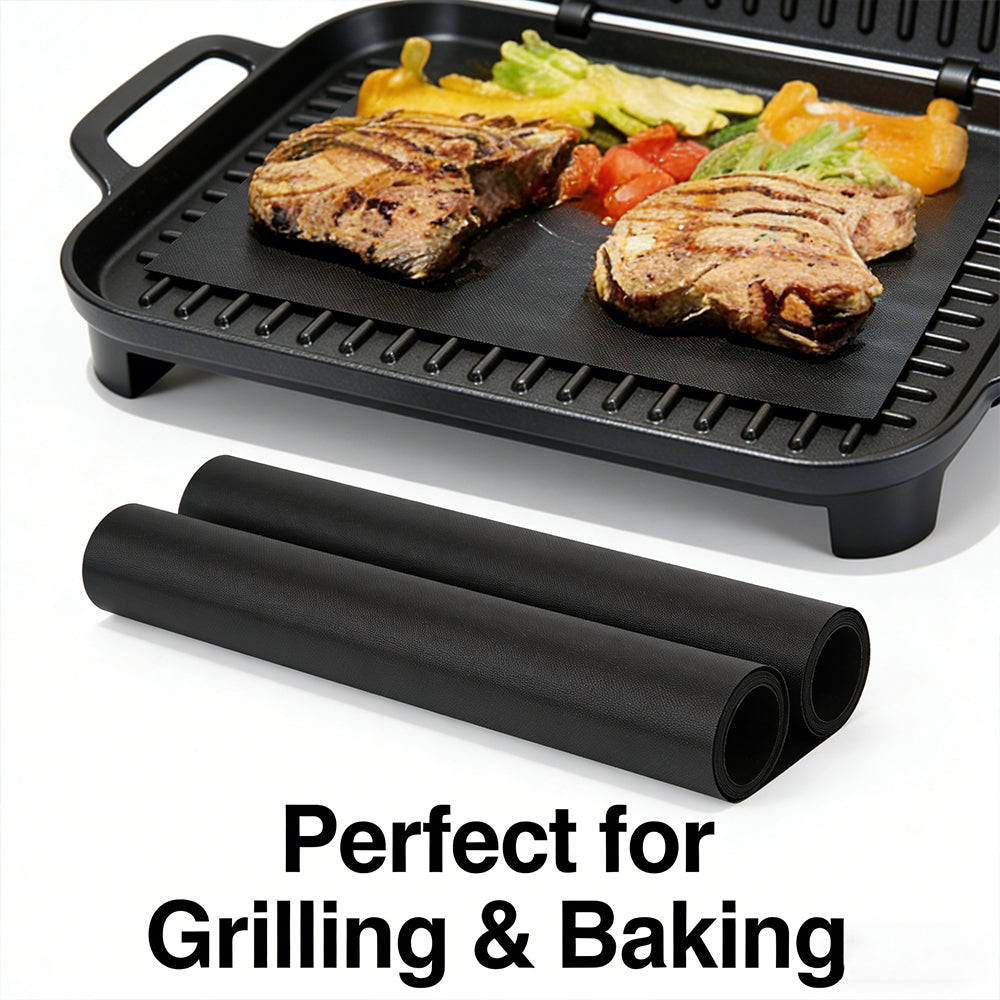 Non-stick Oven Liners - Reusable BBQ Grill Mats