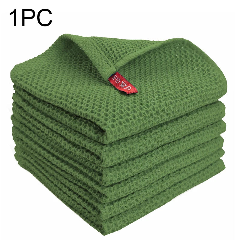 100% Cotton Kitchen Towel - Ultra Soft Waffle Cloth