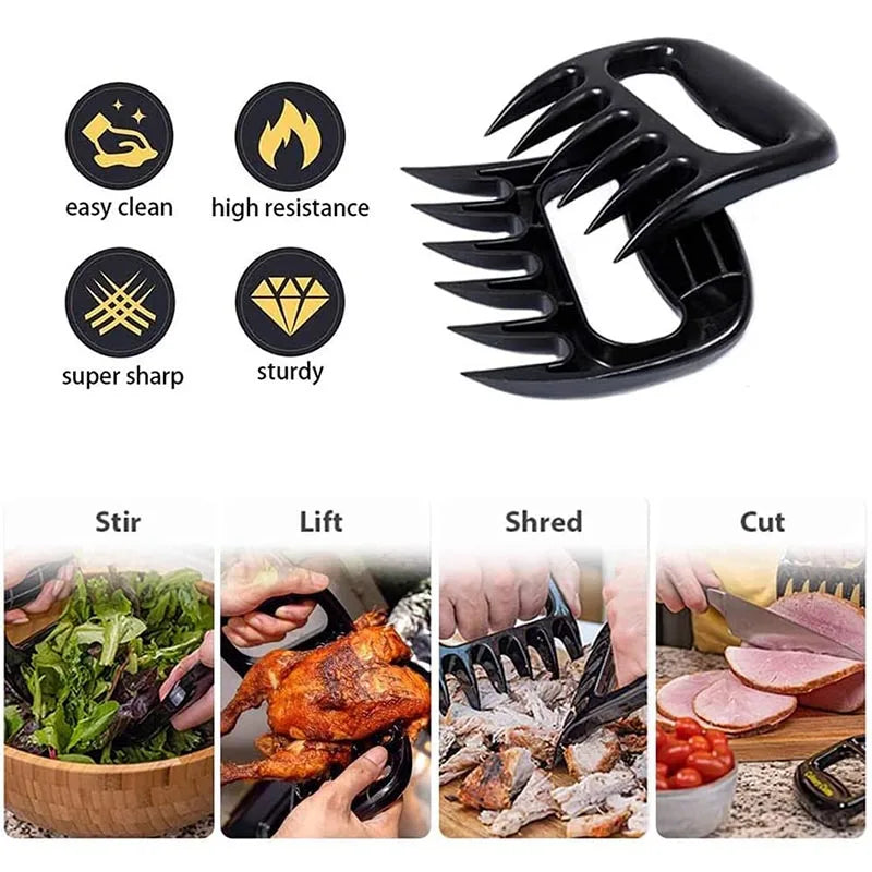 BBQ Meat Shredder Claws - Strong Pulled Pork Forks