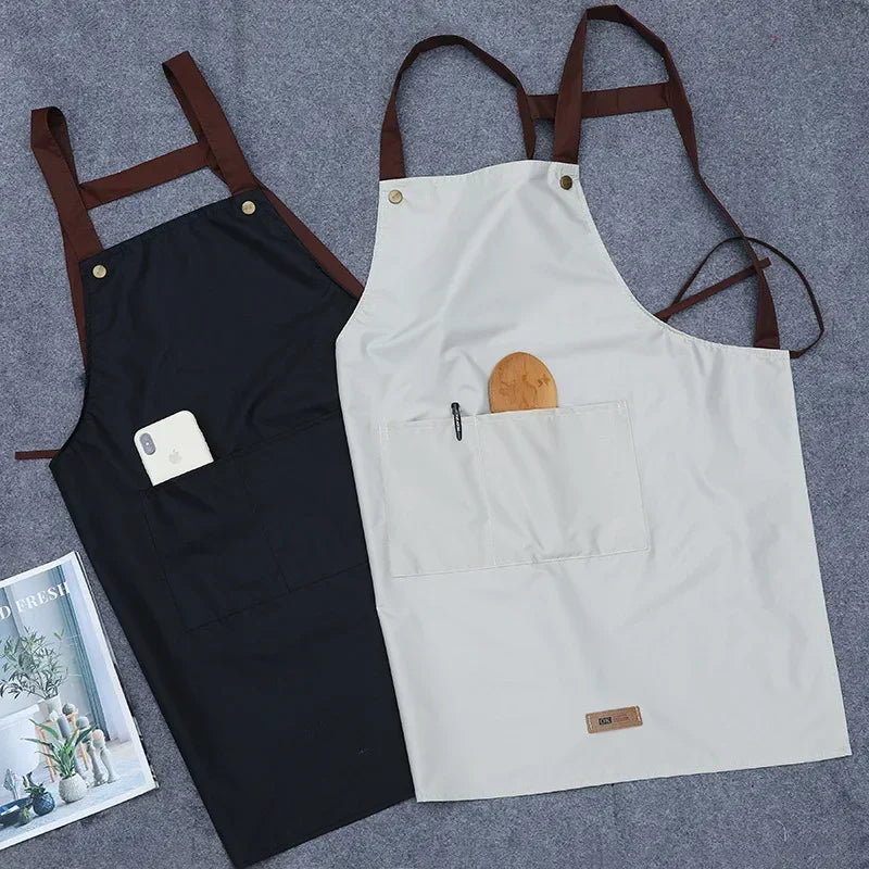 Apron: Waterproof Oil-Resistant Kitchen Apron - Fashion & Durable