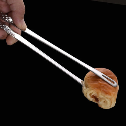 Stainless Steel Kitchen Tongs - Non-Slip, Long Handle